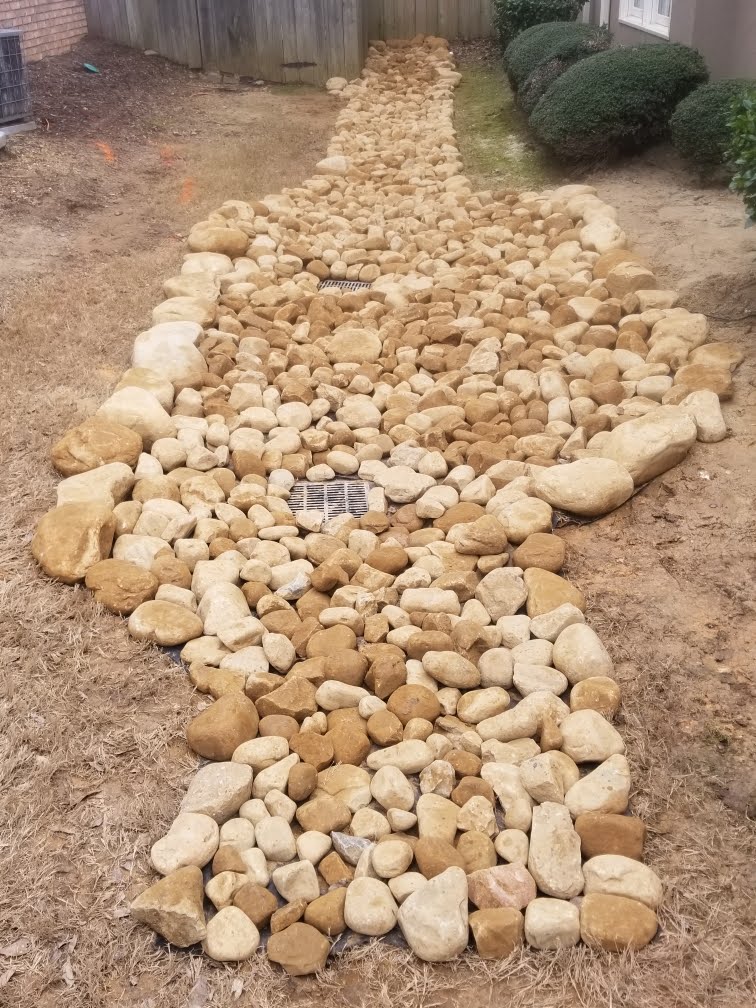 Duluth backyard drainage solution Flo-Well kit with Sump Pump